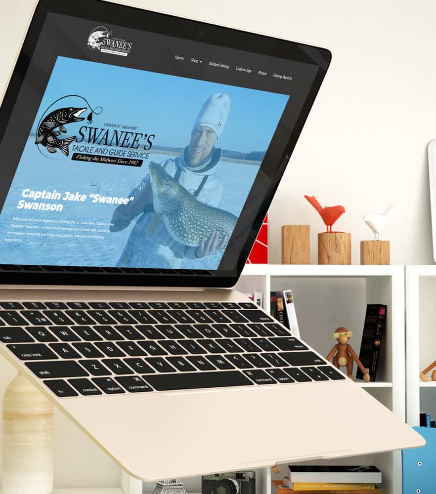 E-commerce website design for a small business.