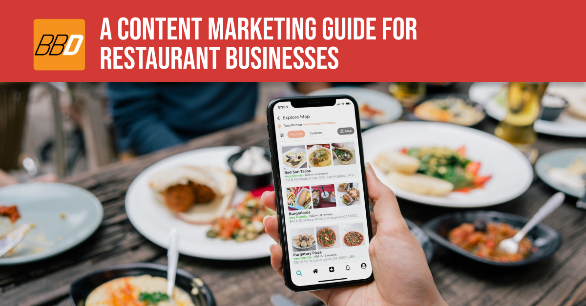 A Content Marketing Guide For Restaurant Businesses